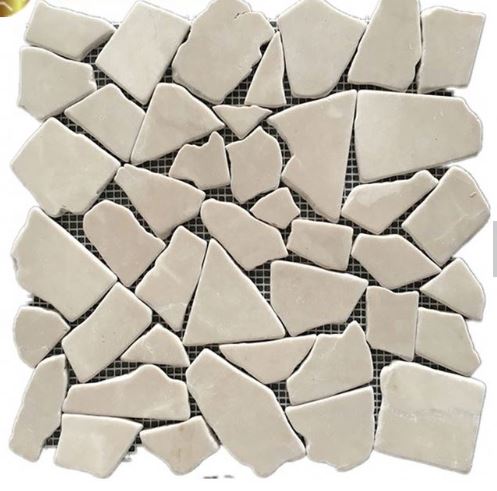 beige crushed mosaic tile beige crushed mosaic tile