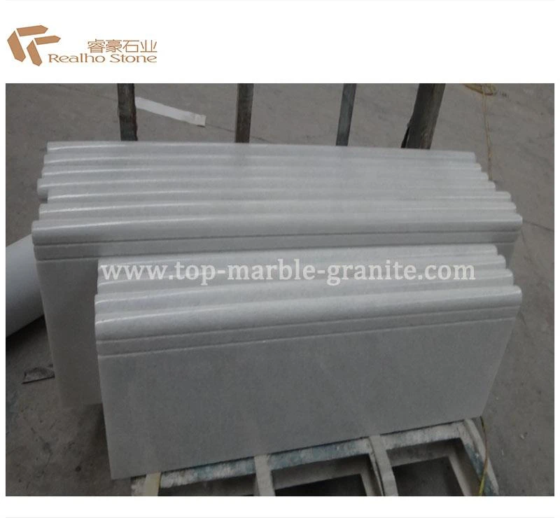 White marble step White marble step