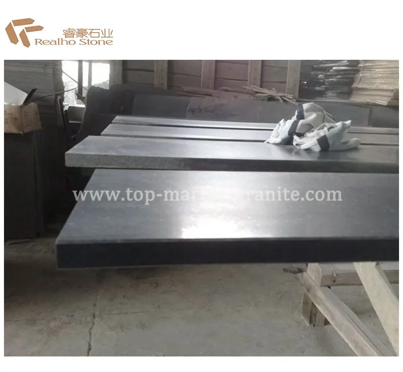 China Black Granite Honed Countertop
