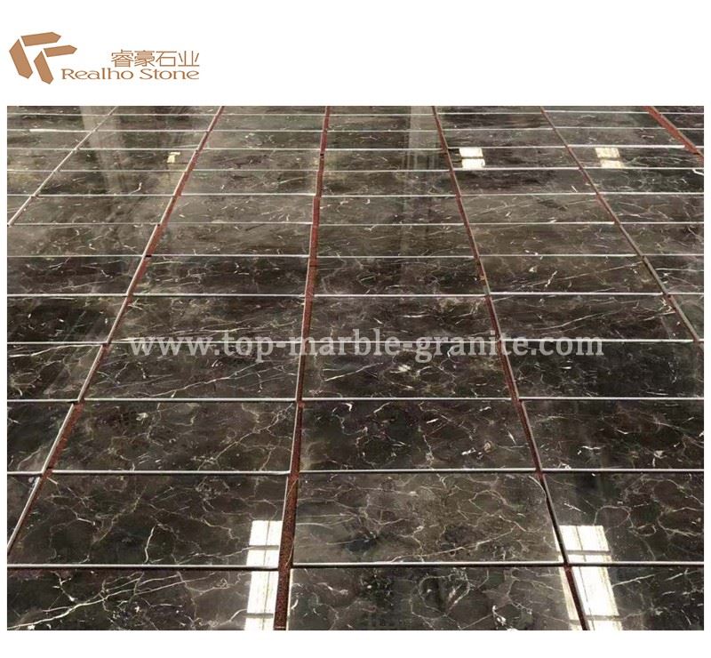 dark emperador marble tile