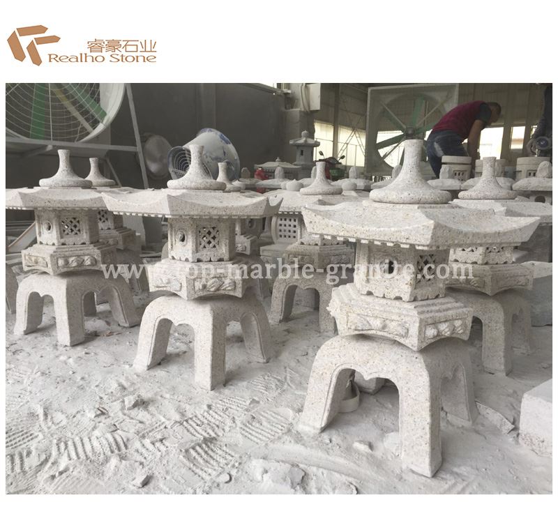 japanese lantern stone garden