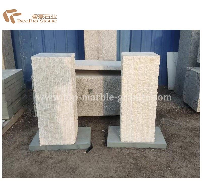 travertine plinth