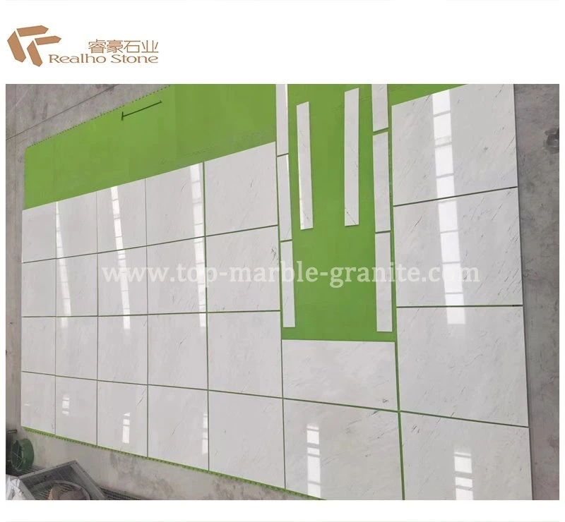 white marble subway tile