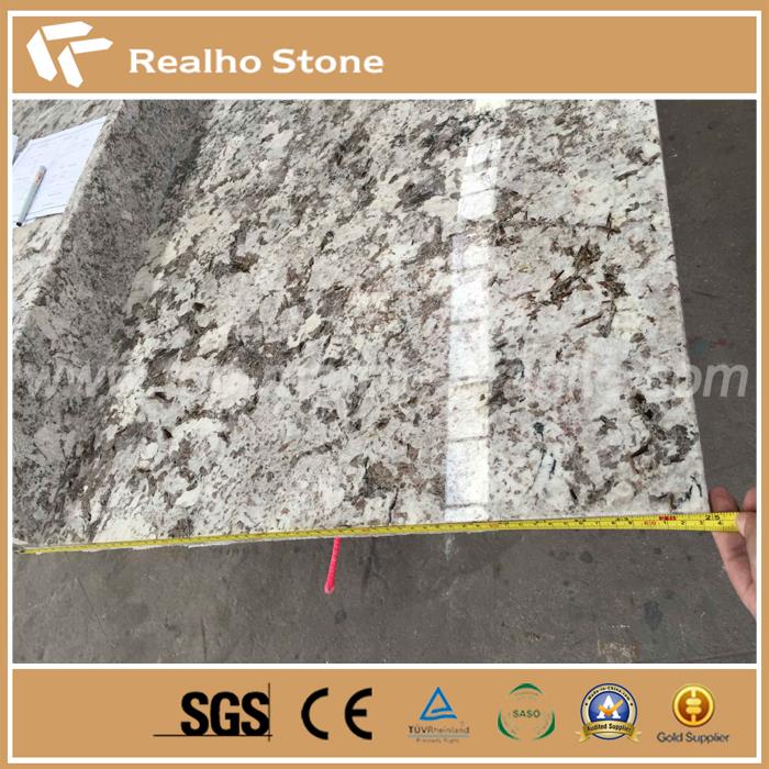 Best Quality Prefab Brazil Bianco Antico/Aran White Granite Bathroom Countertops