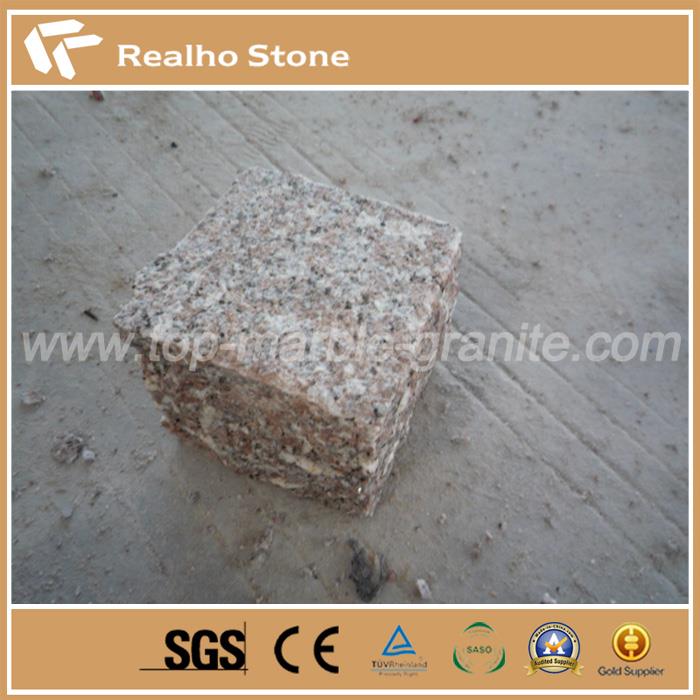 	Rose Pink G648 Granite Cobblestone Cubes 