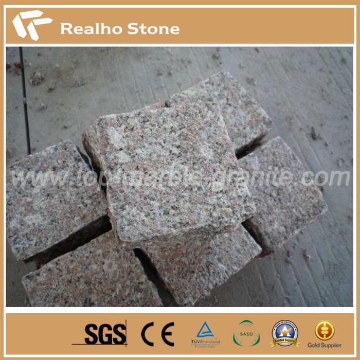 	Rose Pink G648 Granite Cobblestone Cubes 