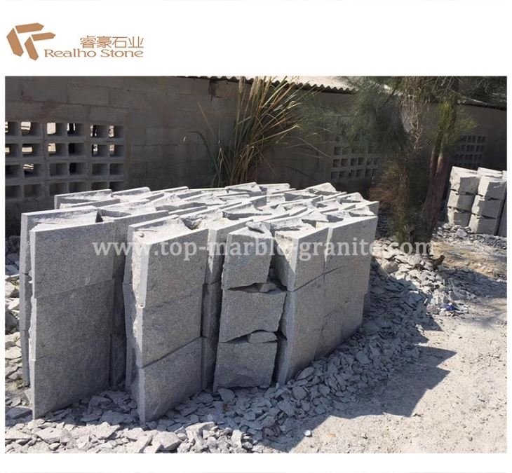 Light Gray Granite Wall Blocks