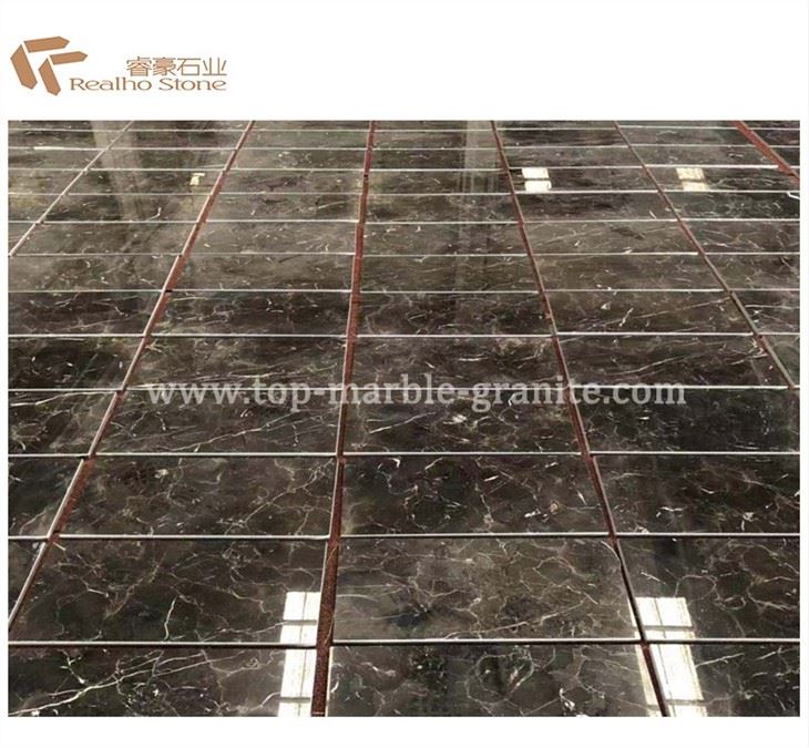 dark emperador marble tile