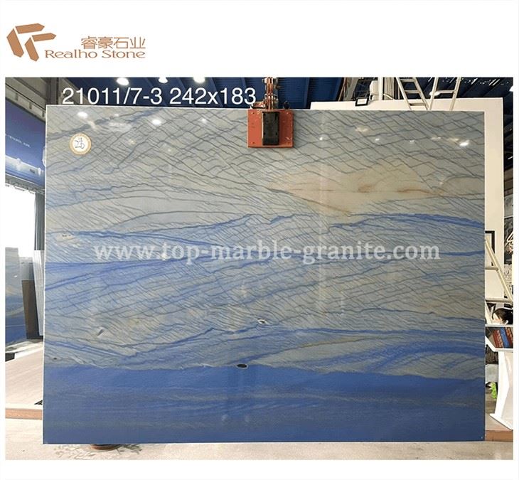 Blue Sky Quartzite Slab Polished