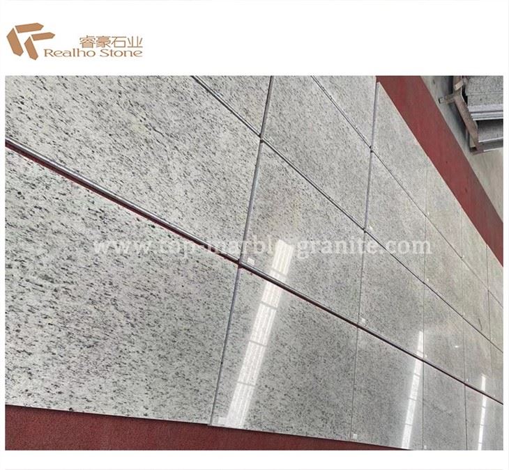 white granite floor tiles design