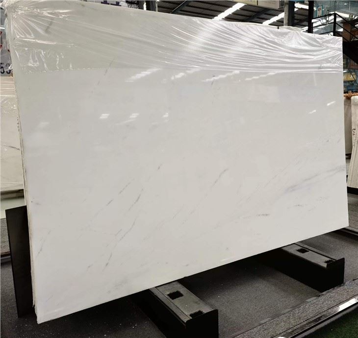 Polished Flamed Lincoln White Marble Slab Wall Floor Tile