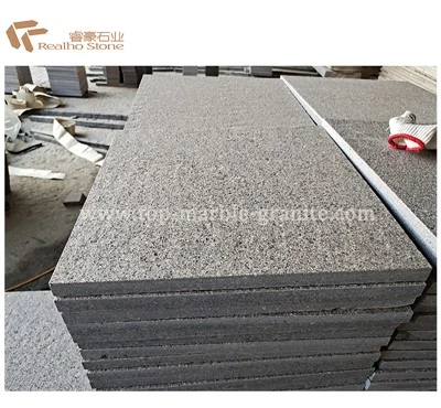 หินปูทางเดินหินแกรนิต Porphyry สีเขียว